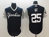 Yankees 25 Gleyber Torres GT Navy 2018 Players Weekend Authentic Team Jersey,baseball caps,new era cap wholesale,wholesale hats